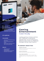 Cover Case Study Gaming Entertainment