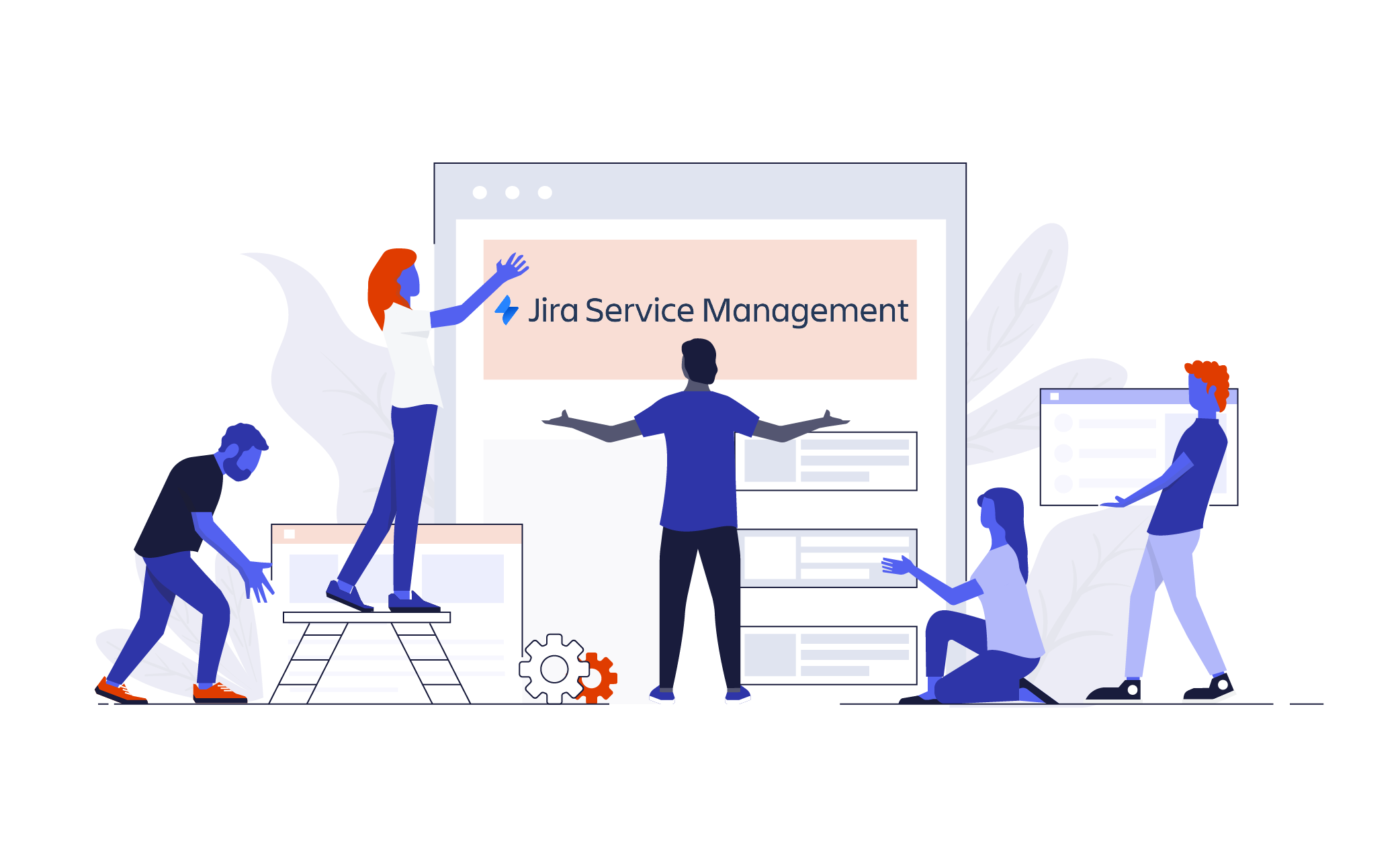 Modern Flat design Concept Illustration - Teamwork-03