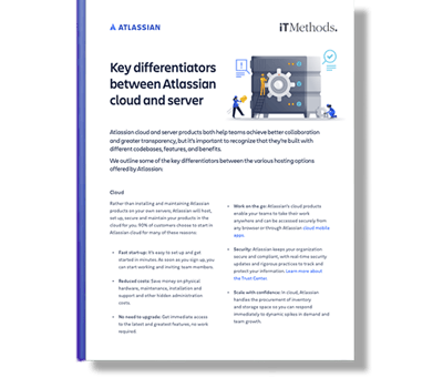 Key Differentiators between Atlassian Cloud and Server